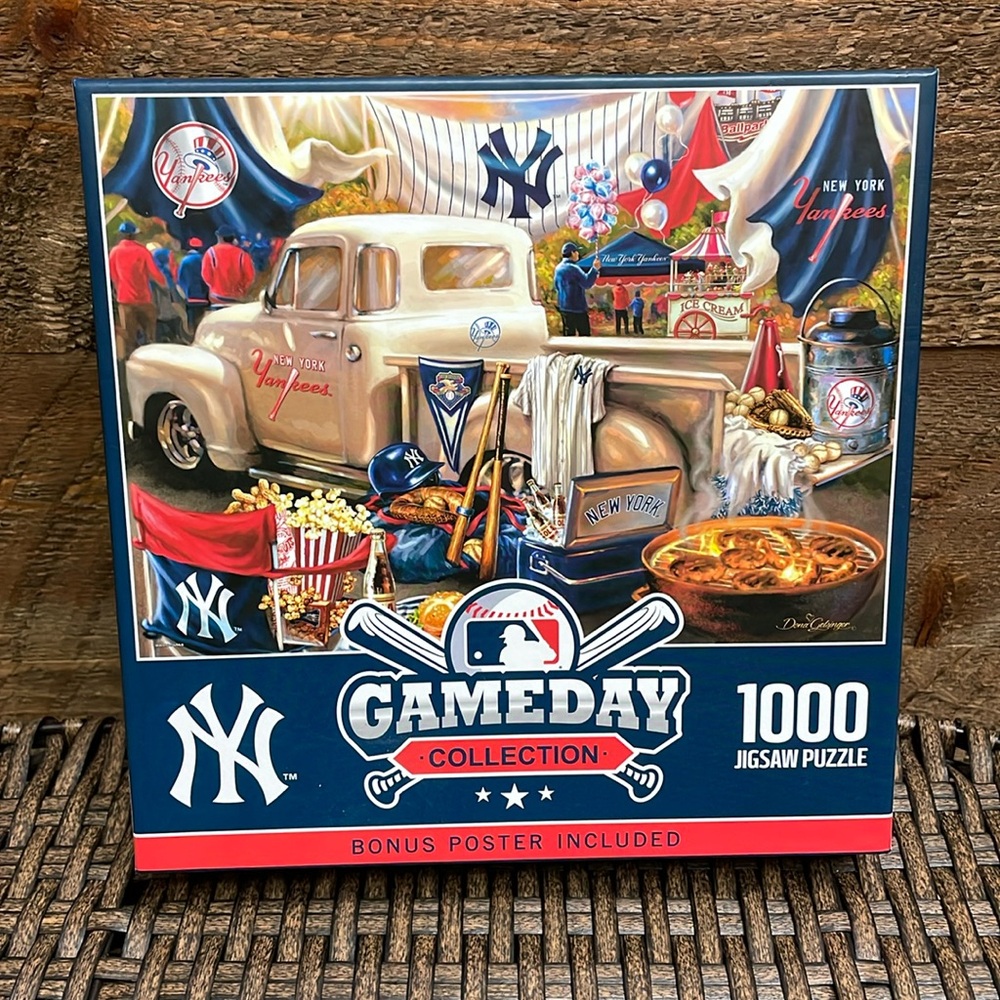 MasterPieces New York Yankees Gameday Collection 1000 Piece Jigsaw Puzzle NWT
